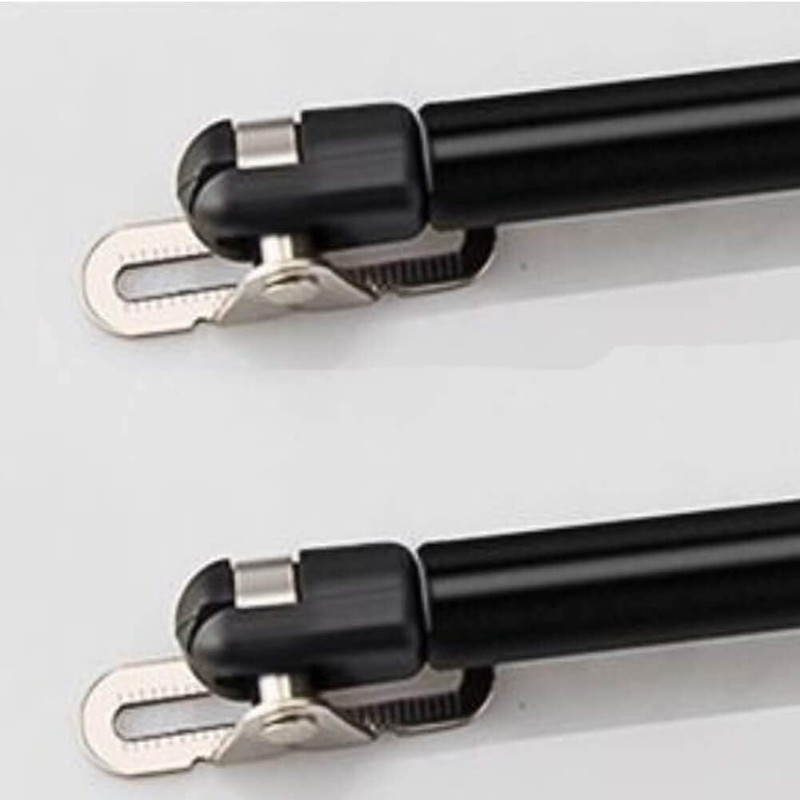 2 Pack Extended 10 Inch Gas Prop Force 200N/44LB Gas Struts – Black Gas Springs/ gallery