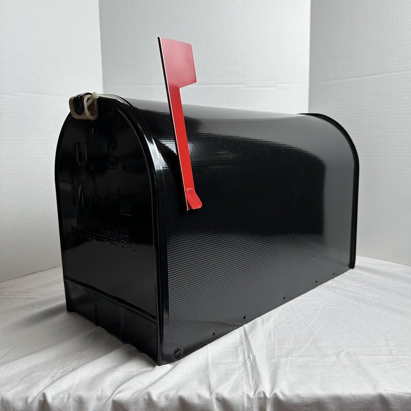 Stanley Jumbo Galvanized Steel Post Mount Mailbox Made in USA XL Capacity