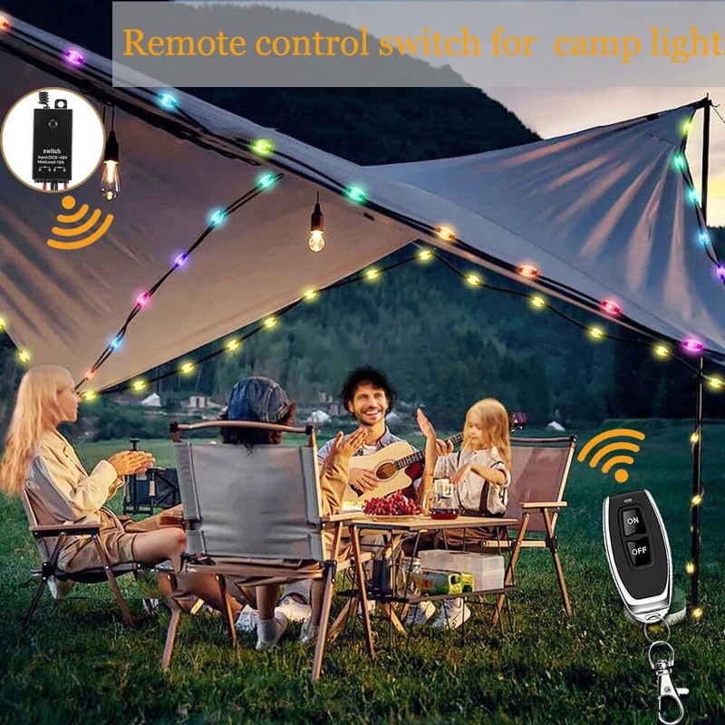 Wireless Switch12V,2 Way Mini Remote Switch DC 5V/12V/24V/48/10A Relay Wireless gallery