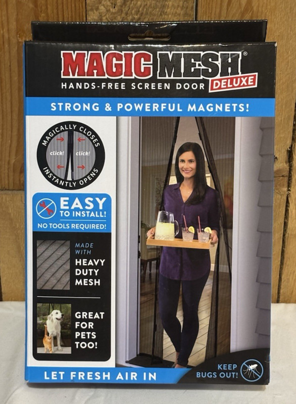 Magic Mesh Magnetic Mesh Screen Door