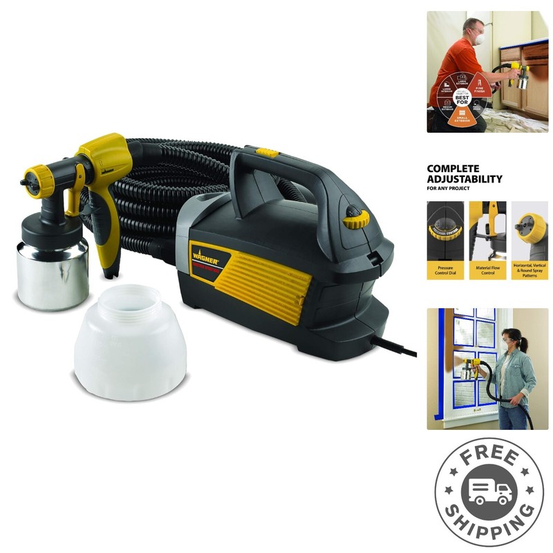 Spraytech Control Spray Max – Lightweight HVLP Paint Sprayer with Metal Cup