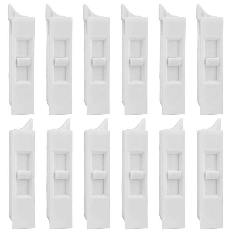 12 Pcs Window Tilt Latch Pairs Spring Loaded Sliding Window Latch Lock Snap-i…