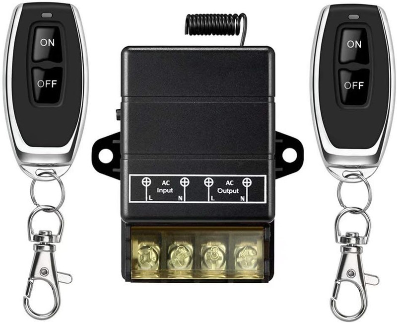 Wireless Lights Switch Kit,Ac120V/110V/ /40A Relay Long Range Remote Control Swi gallery