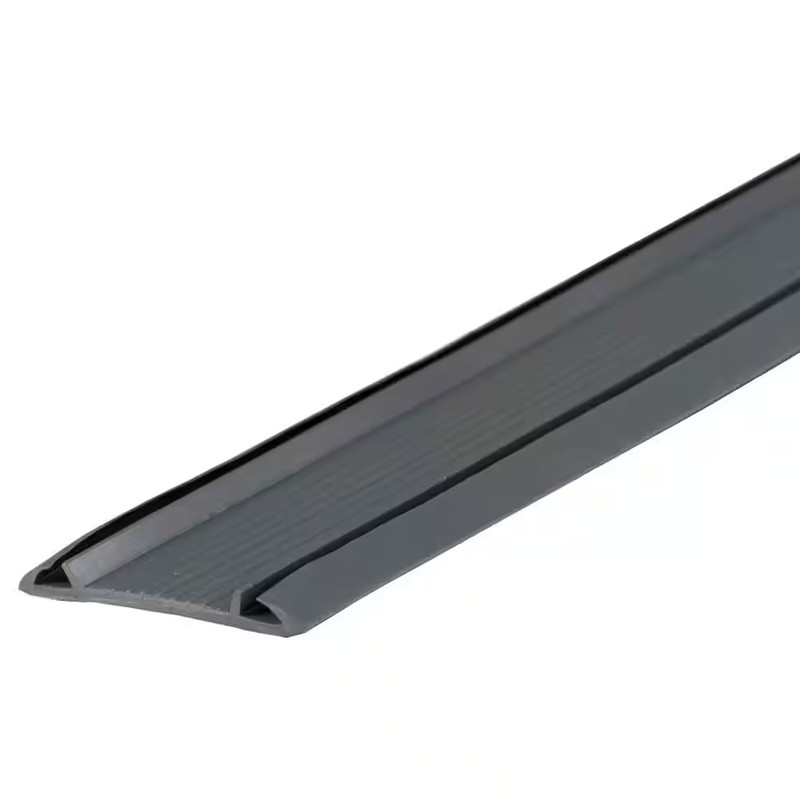 2×36 In Gray Vinyl Replacement Insert for Door Threshold Weatherstrip Seal Trim