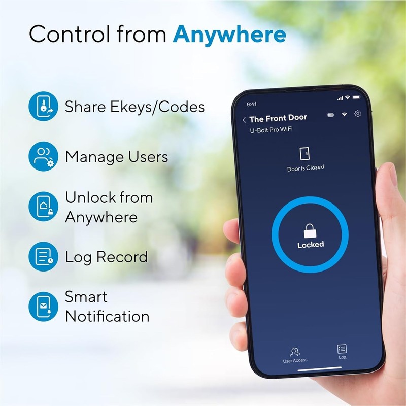 Convenient Smart Lock with Share Access and Backlit Keypad gallery