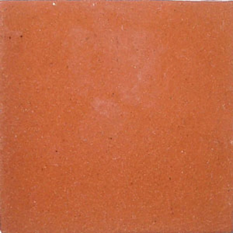 S#009) Mexican Tile sample Ceramic Handmade 4x4 inch, NATURAL TERRACOTTA