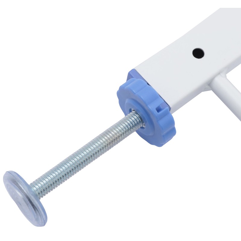 Adjustable No-Drill Child Window Guard 30-34 Inch White Iron Safety Bars gallery