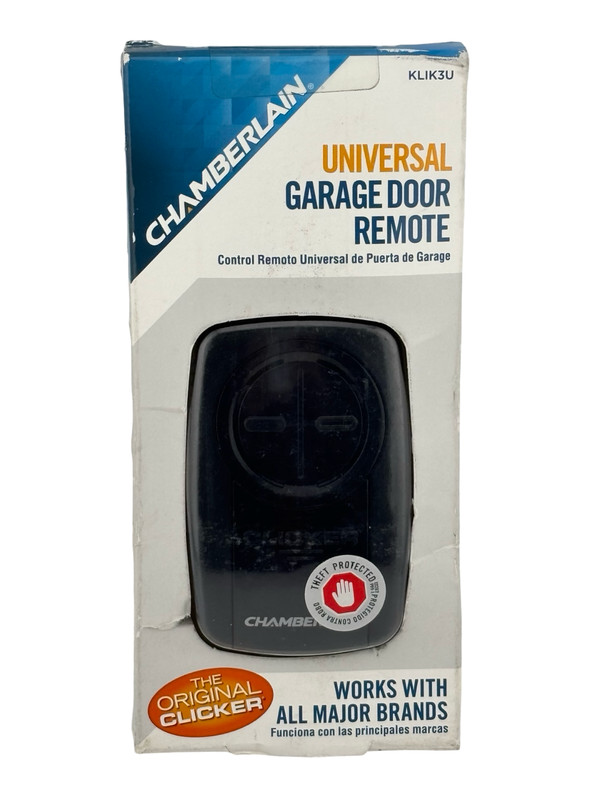 CHAMBERLAIN CLICKER UNIVERSAL GARAGE DOOR REMOTE CONTROLLER 2014 KLIK3U