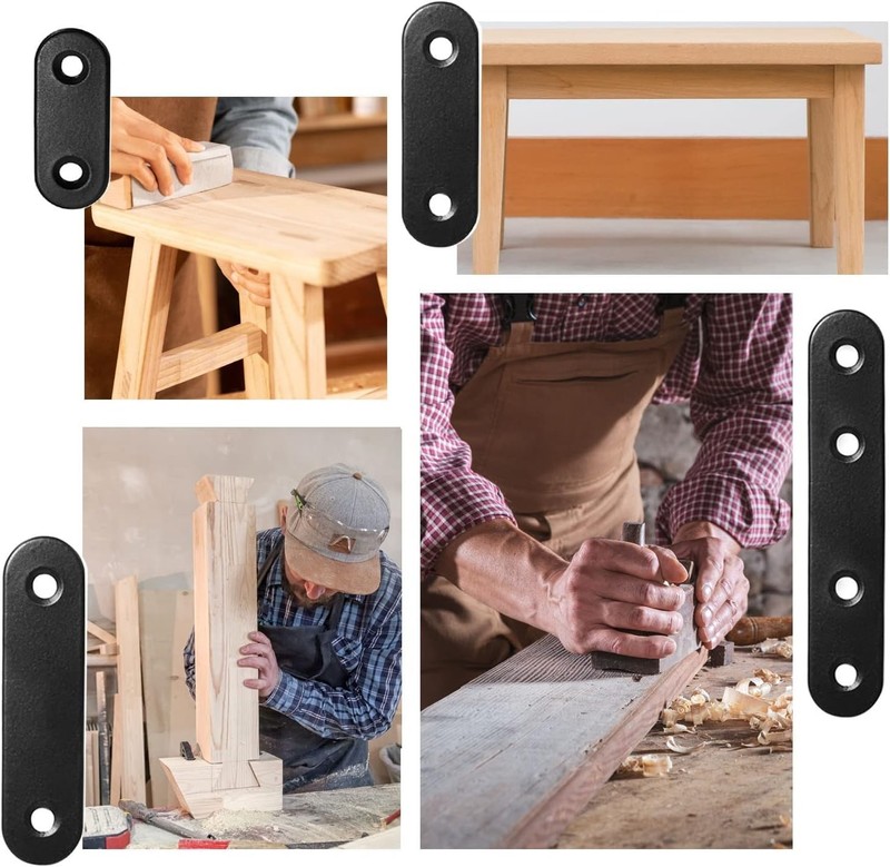 Rust-Resistant Durable Bracket Set - 36mm/46mm/56mm/76mm Installation Ready gallery