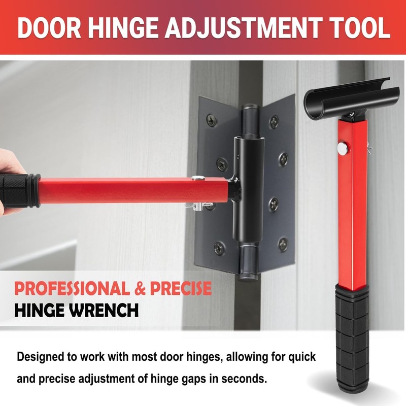 4 In 1 Door Hinge Adjustment Tool Kit for Residential and Commercial 14mm-25mm gallery