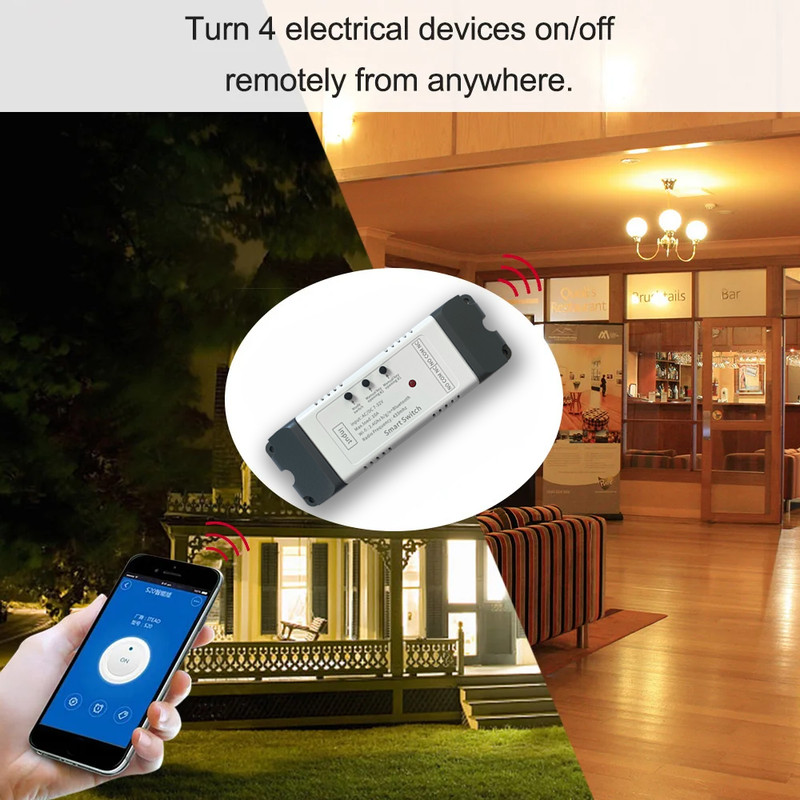 2CH WiFi Relay Module Tuya Smart Switch 7-32V / USB 5V Smart Timer DIY Self-Lock gallery