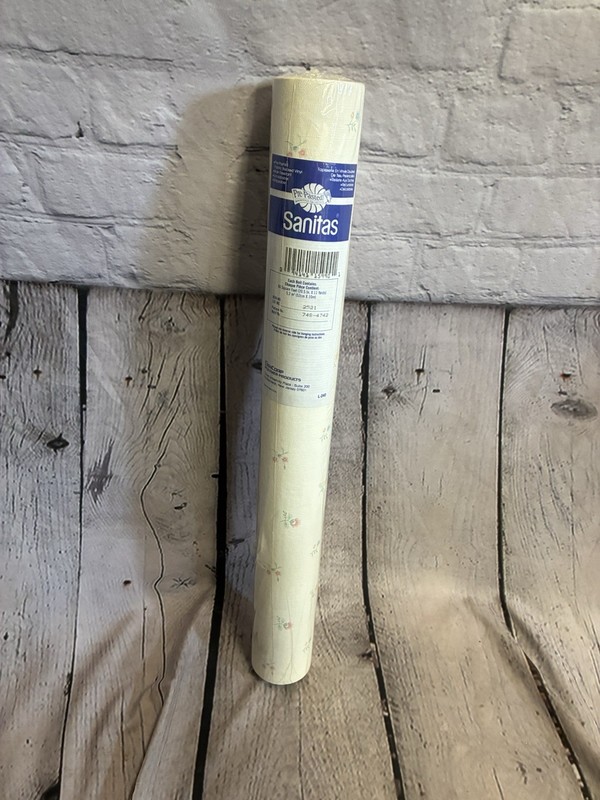 Sanitas Prepasted Vintage Floral CottageCore 90s Wallpaper Roll 56 Square Feet