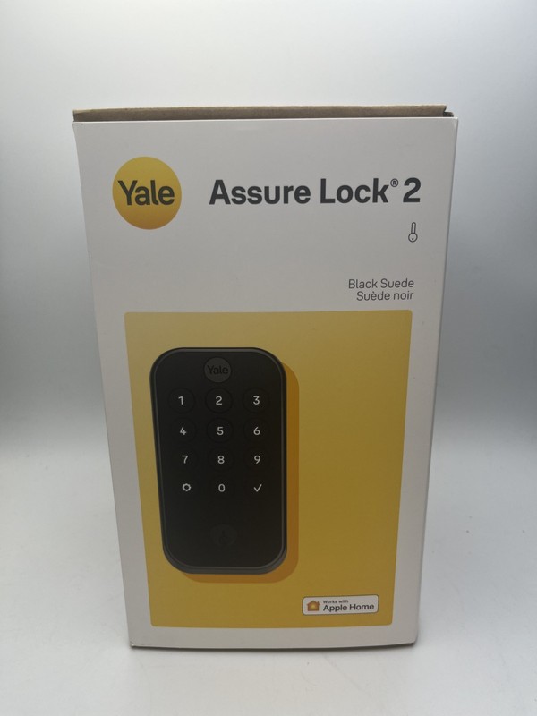 New! Yale Assure Lock 2 Keypad with Bluetooth – Black Suede (YRD410-BLE-BSP) NIB
