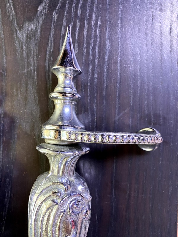 High-End Custom Chrome Entry Door Handles (Heavy / Designer) gallery
