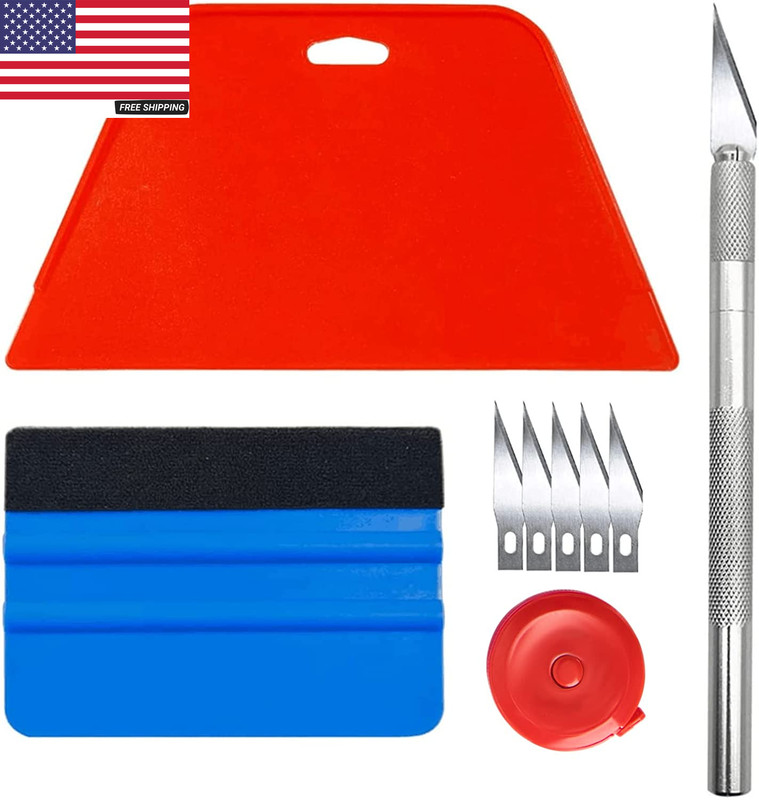 Smoothing Tool Kit for Applying Peel and Stick Wallpaper, Vinyl Backsplash Tile