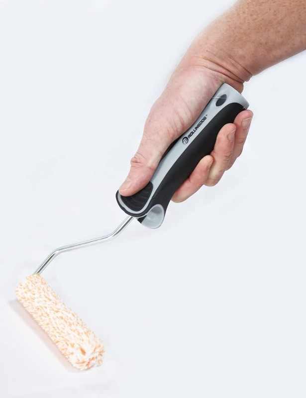 ROLLINGDOG Ergonomic 4-Inch Paint Roller Frame for Precision Detail Painting gallery
