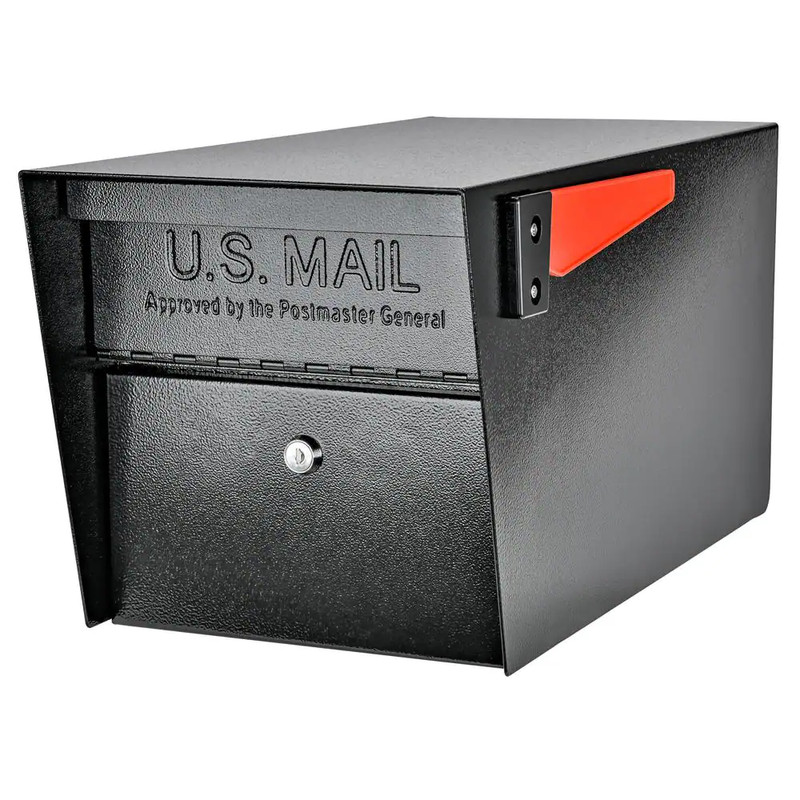Mail Manager Locking Post-Mount Mailbox with High Security Reinforced Patented L