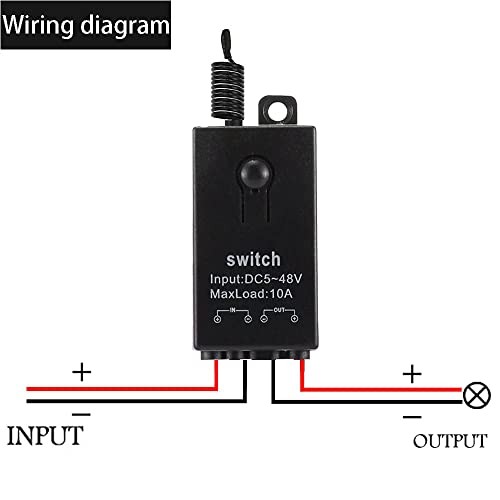 12v Remote Control Switch,4 Way Mini Wireless 4way--DC5-48V--10A relay gallery