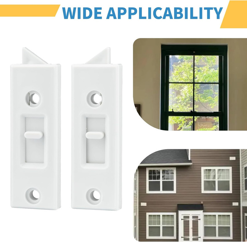 12 Pcs Window Latch Locks Spring Loaded Window Tilt Latch Replacement Part by ,V gallery