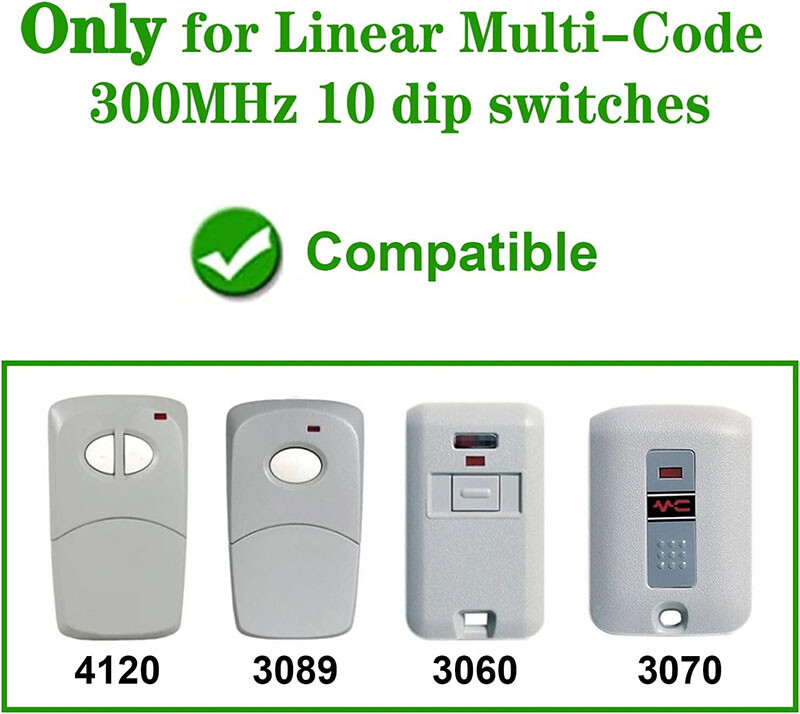Universal Garage Door Remote for Multi-Code 3089-11/4120 & Linear MCS414001 gallery
