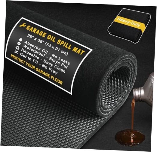 Premium Maintenance Mat – Oil Spill Mat – Garage Floor Mat – Absorbent Pad