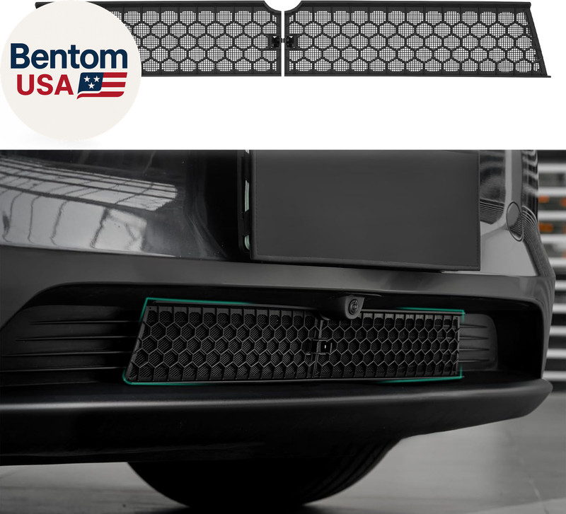Front Grill Mesh Insert Compatible with 2025 2026 Tesla New Model Y Juniper, Air