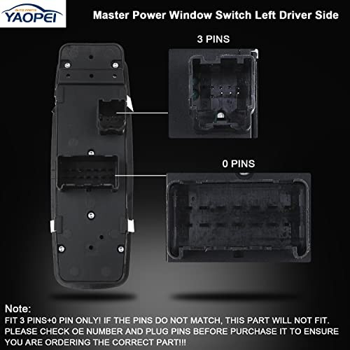Master Power Window Switch Left Driver Side for Chrysler Town & Country 2012 gallery