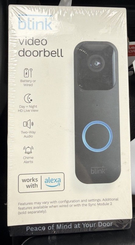 Blink Video Doorbell | TwoWay Audio | HD Video | Motion & Chime | Wireless/Wired