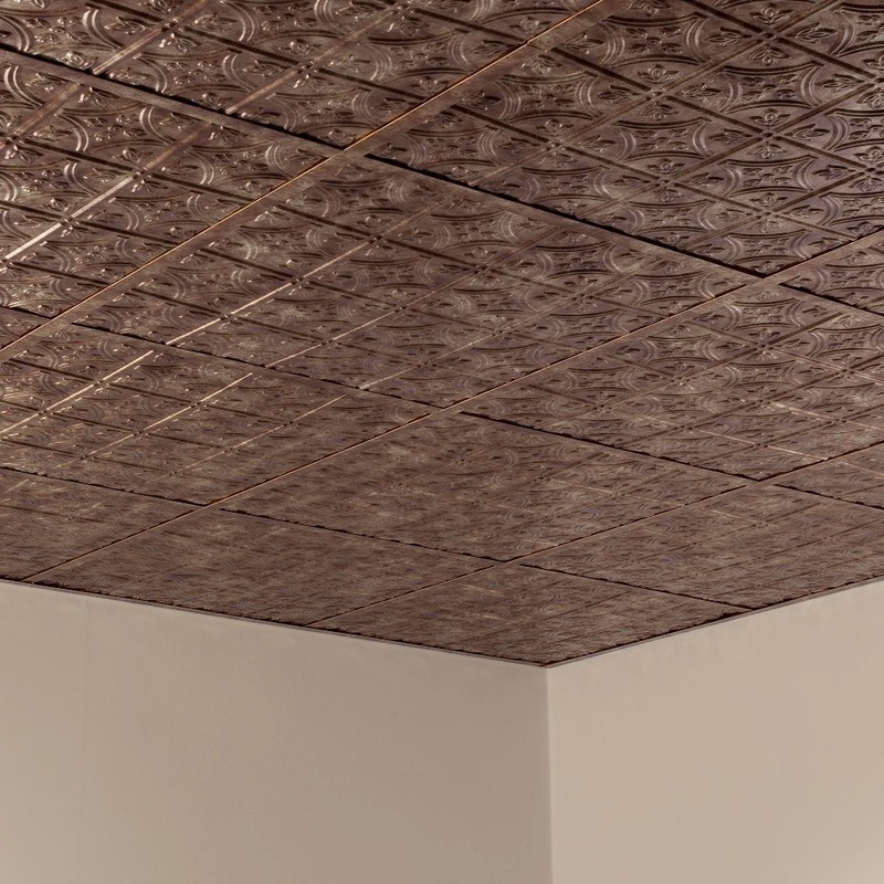 Fasade – 2ft x 2ft Traditional Style #1 Lay In Ceiling Tile/Panel (5 Pack)