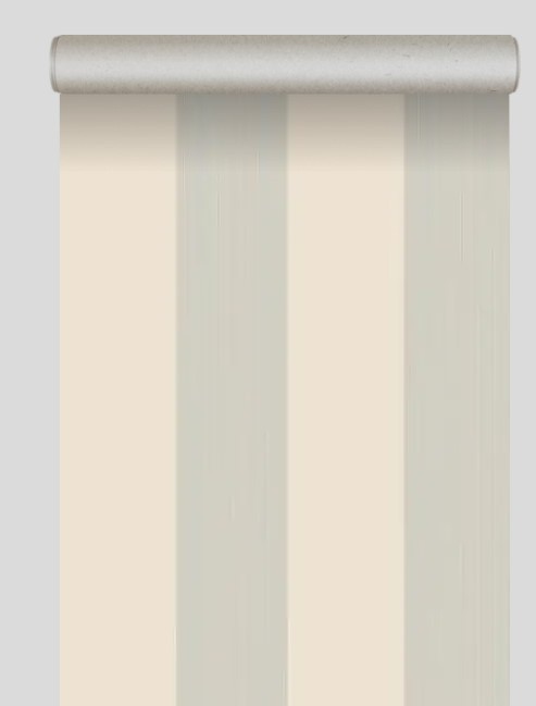 FARROW & BALL Wallpaper Broad Stripe 13109 (Skylight & Dimity) - 3 Rolls Avail