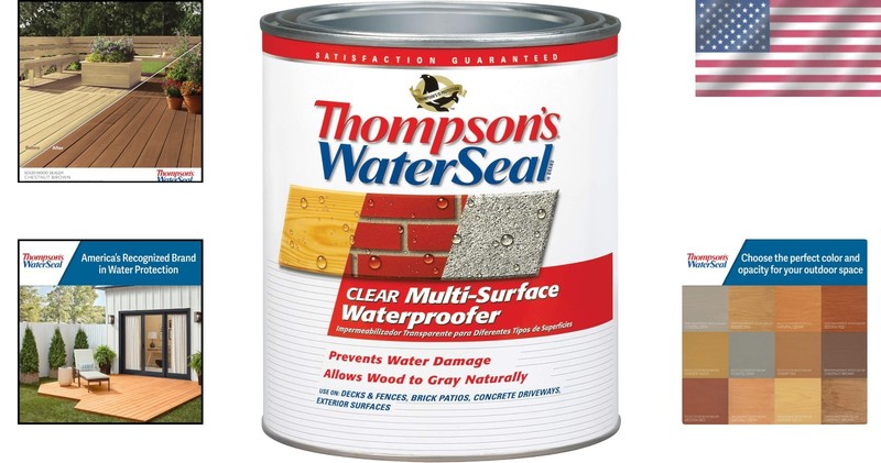 Thompson's Clear Multi-Surface Waterproofer Stain##~- gallery