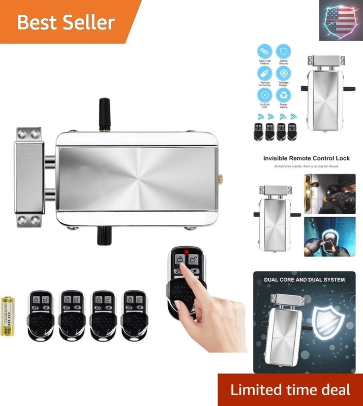 Remote Control Electronic Intelligent Door Lock, Smart Wireless,Electronic De…