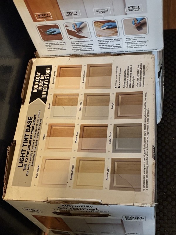 Rust-Oleum Cabinet Transformations Kit Light Tint Base 100 Sq Ft NEW gallery