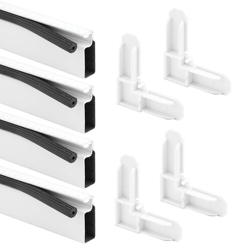 -Line PL 7812 Aluminum Screen Frame Kit 5/16 inch x 3/4 inch x 36 inch White ...