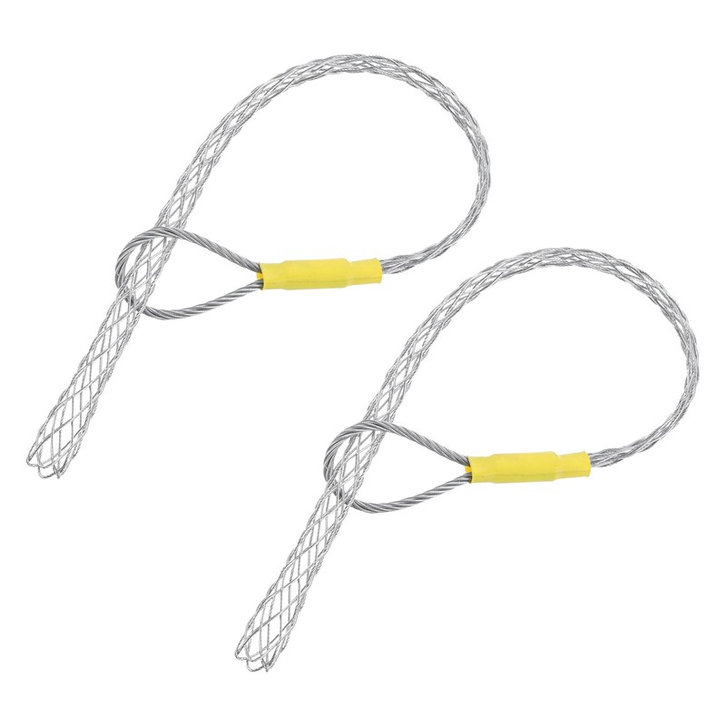 Cable Pulling Grip 52cm Single for 20-25cm Cable(Yellow)2Pack