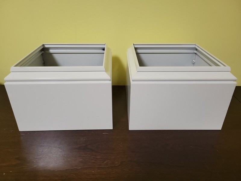 AFCO Natchez Style Column Capital & Base for 8 inch Endura-Aluminum GLOSS WHITE