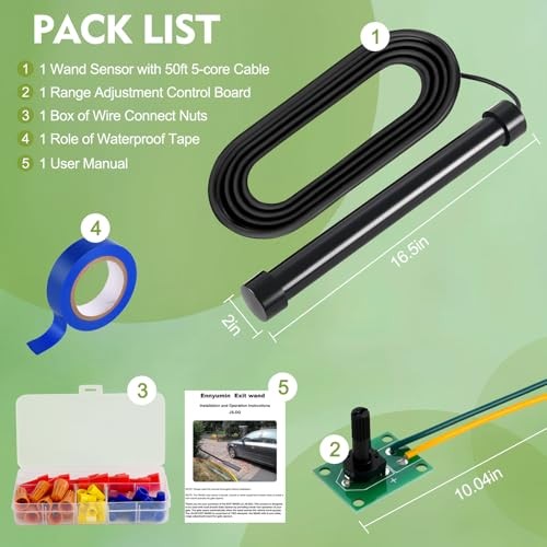 Vehicle Exit Sensor Kit, 2026 Upgraded Gate Exit Sensor for Mighty gallery
