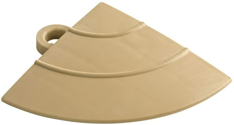 Speedway Tile Mocha Garage Floor Tile Ramp Corner (4 Pack)