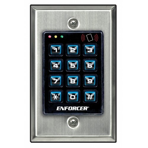 Seco Larm SK-1131-SPQ Access Control Keypad Built-in Proximity Reader 12-24AC/DC