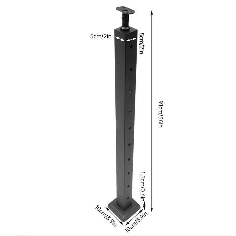 304 Stainless Steel Railing Posts Set, Easy Installation & Stylish Design gallery