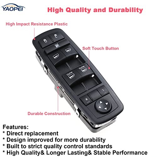 Master Power Window Switch Left Driver Side for Chrysler Town & Country 2012 gallery