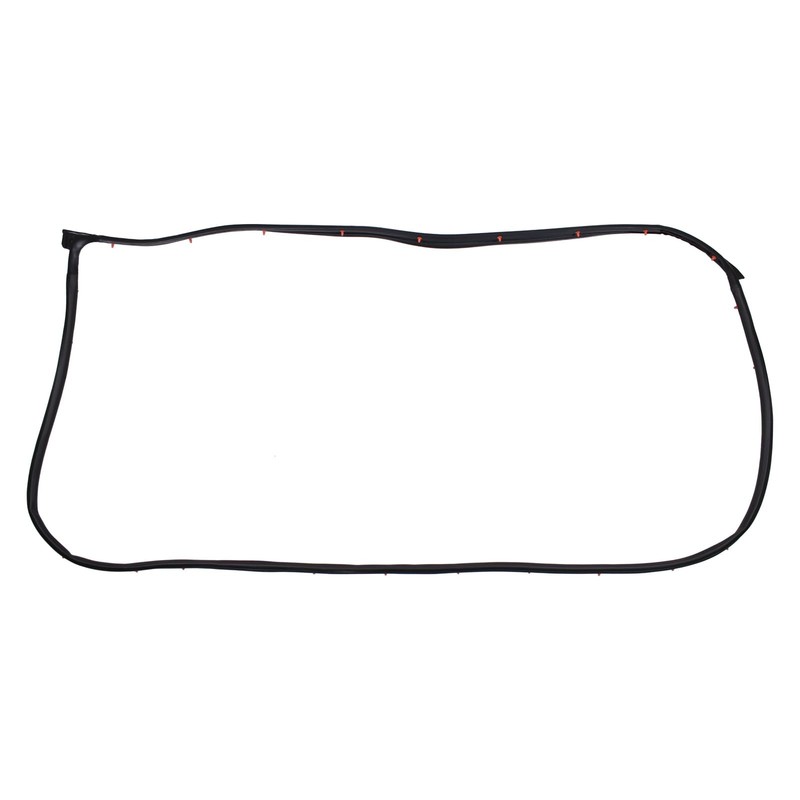 ApplianPar Front Left Door Weather Strip Seal Driver Side Rubber Black
