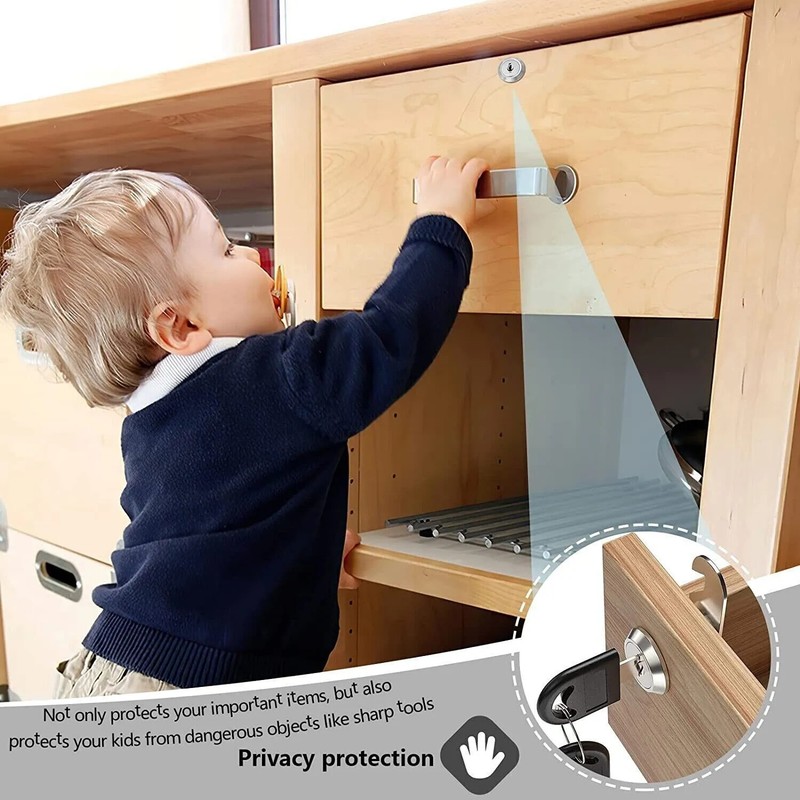 10 Set Cam Locks Keyed Alike Secure Storage Locks Drawer Cabinet Mailbox Locks gallery