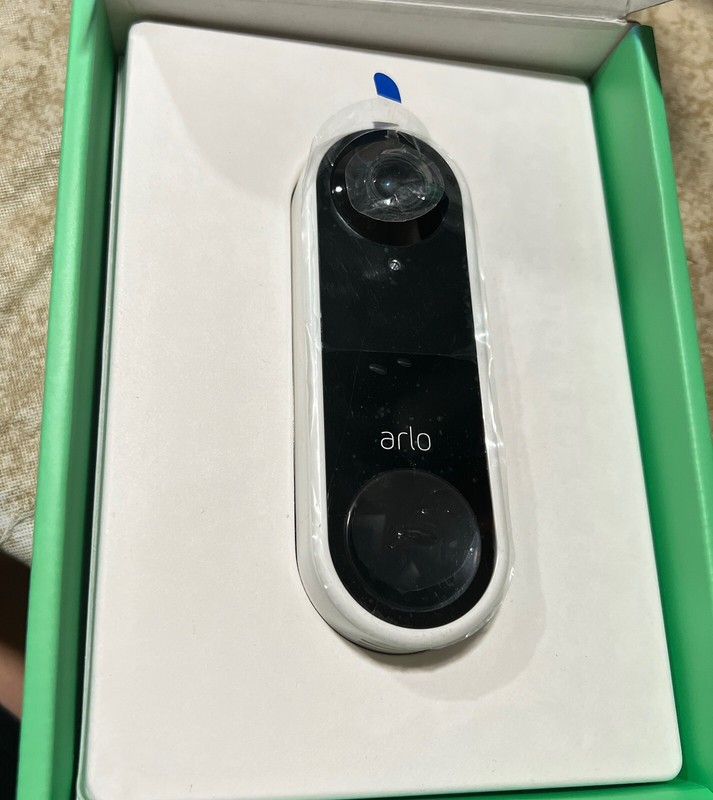 Arlo AVD1001W100NAS Wired Video Doorbell – Black