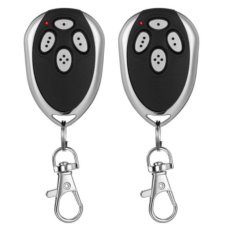 2 Pcs 4 Channels Gate Opener Remote Compatible with Aleko LM123 433.92mhz Gar…