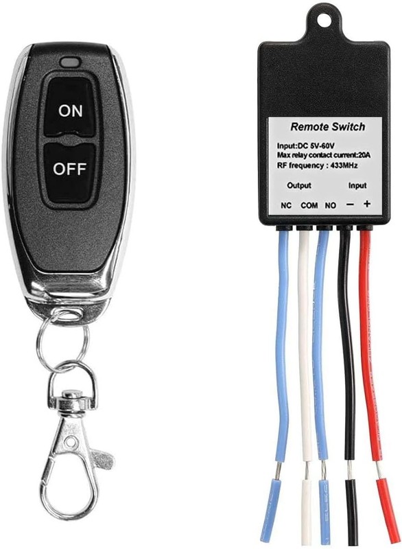 QIACHIP Mini Wireless Remote Control Switch DC 6V 12V 24V 36V 60V 1 Channel RF R