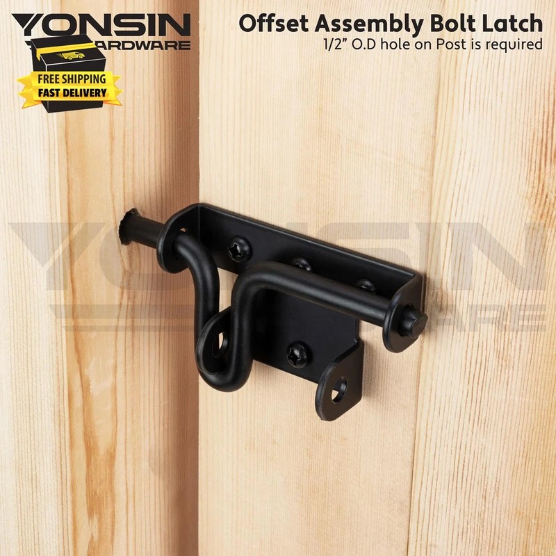 Slide Bolt Gate Latch Heavy Duty for Wooden Fence, Sliding Bolt Gate Latch Door gallery