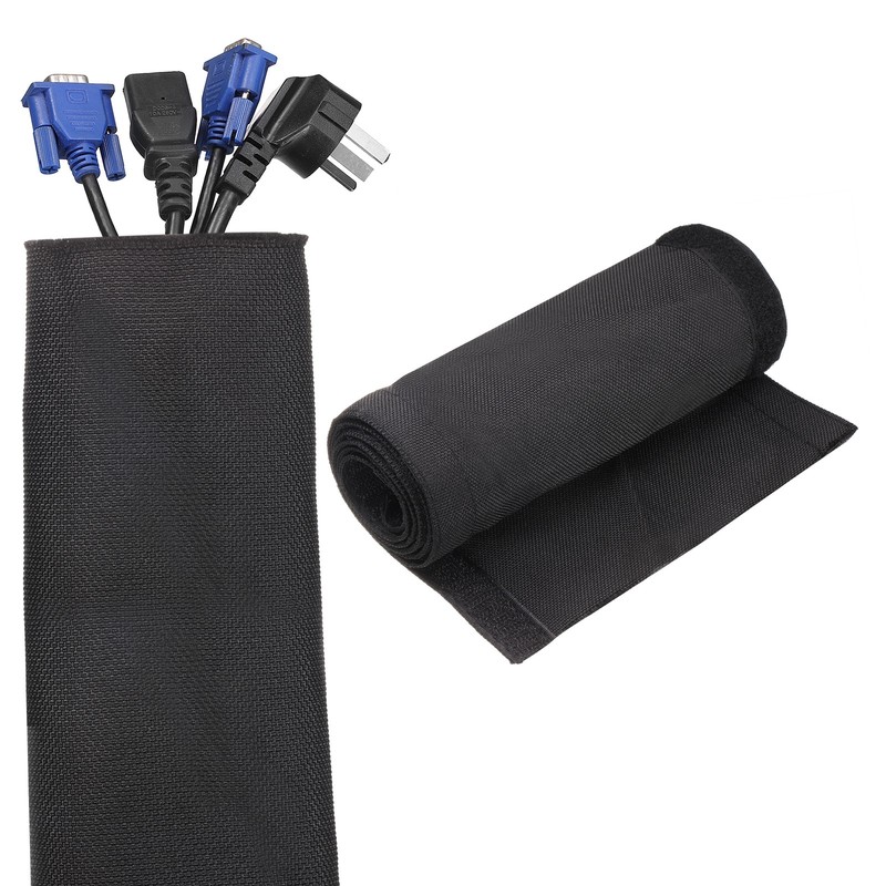 Cable Management Sleeves, 6.56ft Cable Wrap Covers Protectors for Computers