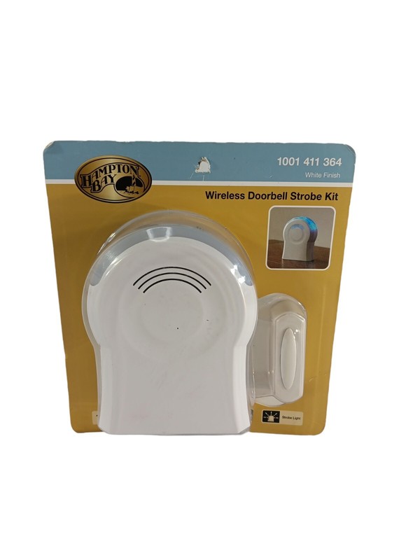 Hampton Bay Wireless Table Top Strobe Door Bell Kit Doorbells LED Light Sound
