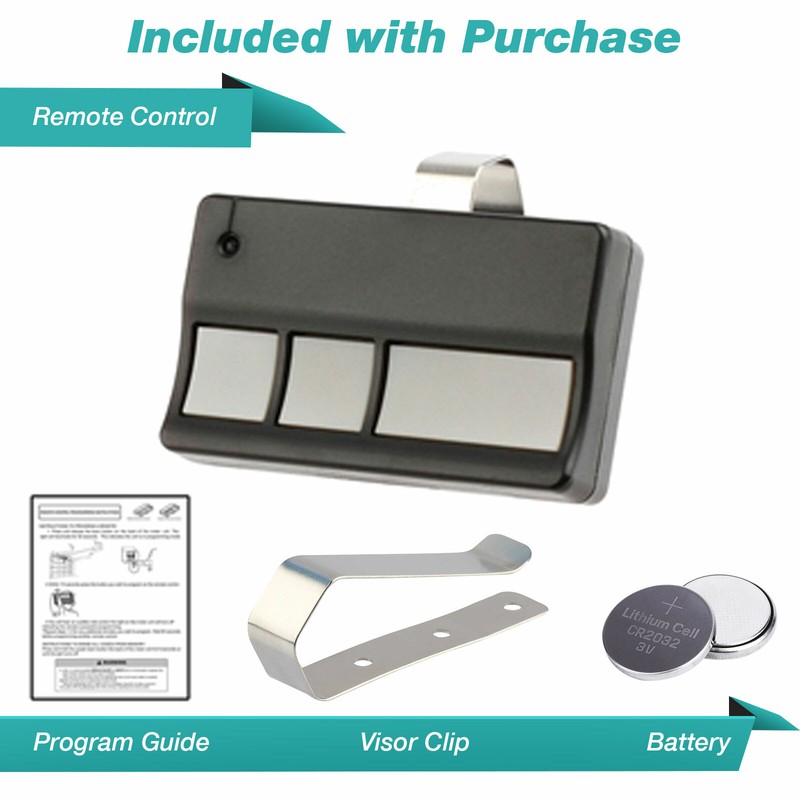 Garage Remote Opener For Sears Craftsman LiftMaster 971LM 972LM 973LM 139.53681B